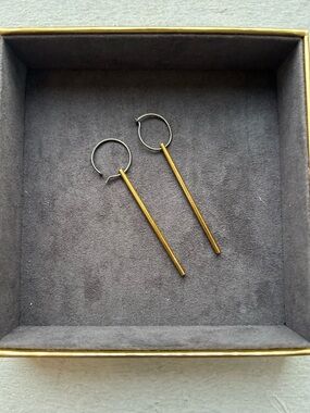 Gold And Silver Drop Earrings
Made In South Africa